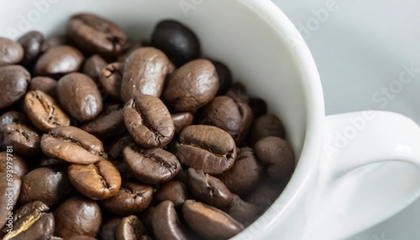 Obraz coffee beans in a cup