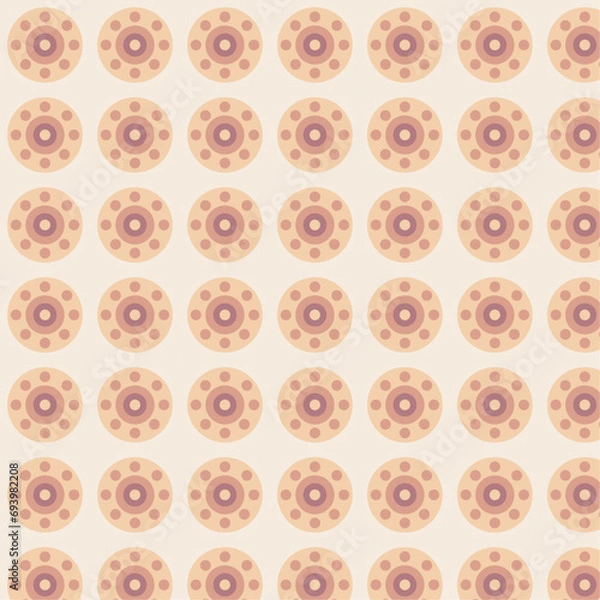 Fototapeta seamless pattern with flowers