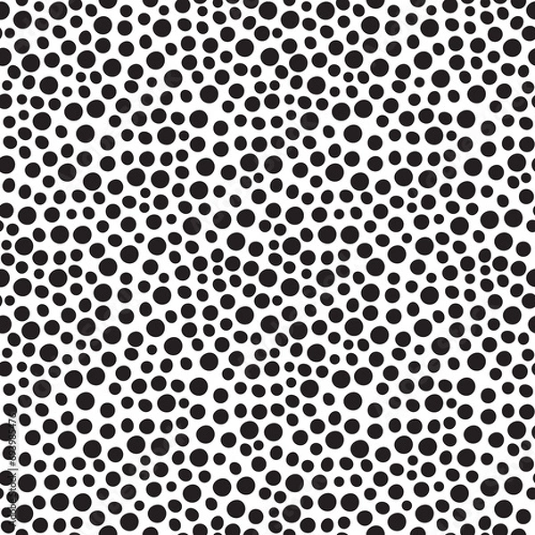 Fototapeta Seamless pattern of organically formed circles that resembles an animal print