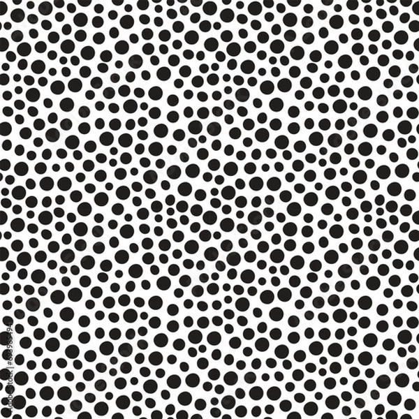 Fototapeta Seamless pattern of organically formed circles that resembles an animal print