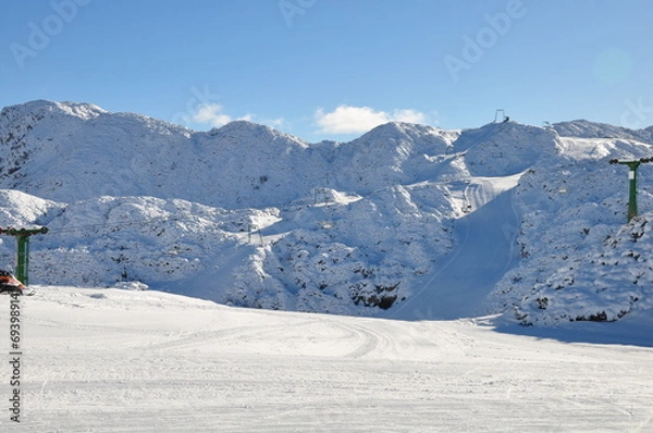 Obraz ski resort in the mountains