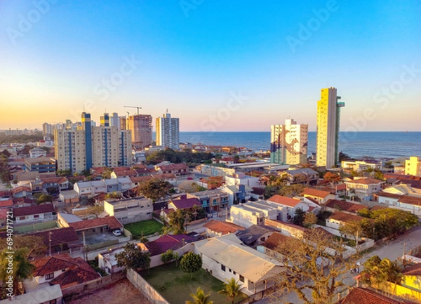 Obraz praia central em Balneário Piçarras, Santa Catarina, Brasil