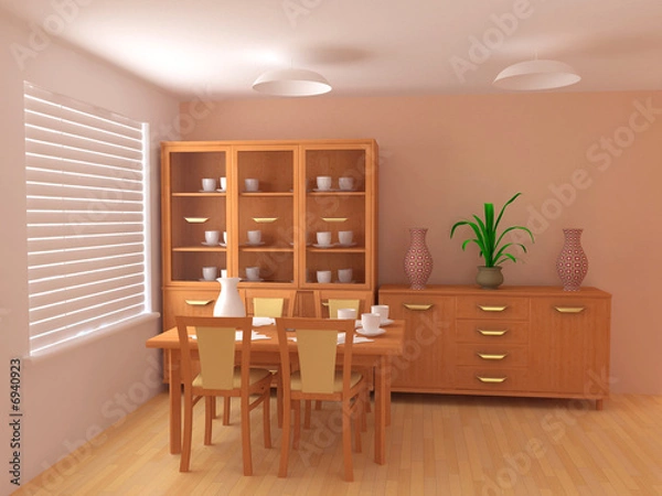 Obraz modern interior 3d
