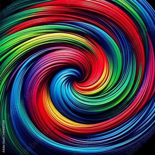 Fototapeta Colorful Swirl