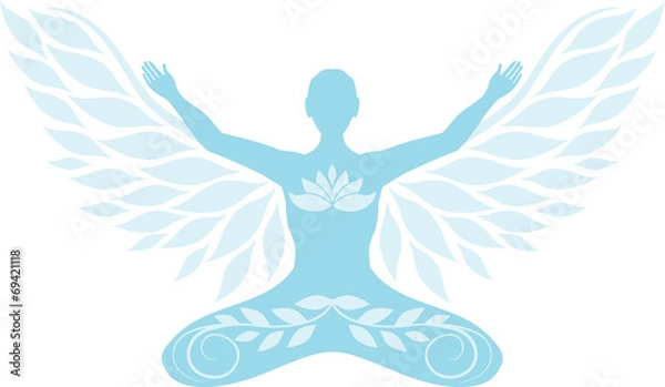 Obraz Angel yoga