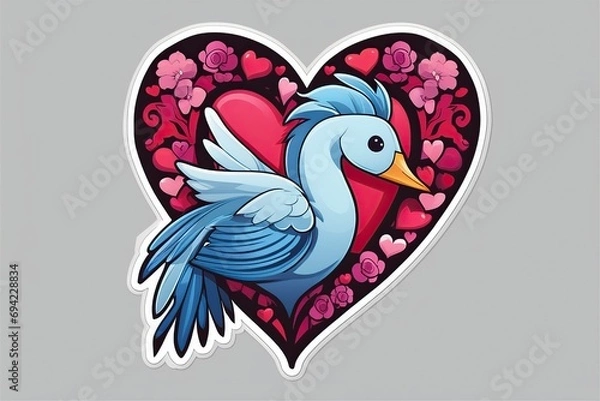 Obraz a valentine symble