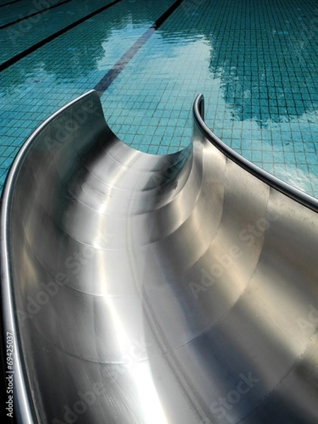 Obraz Wasserrutsche