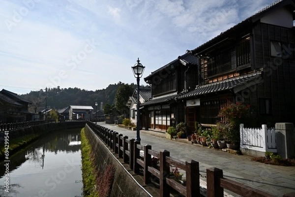 Obraz 小江戸・佐原の街並み