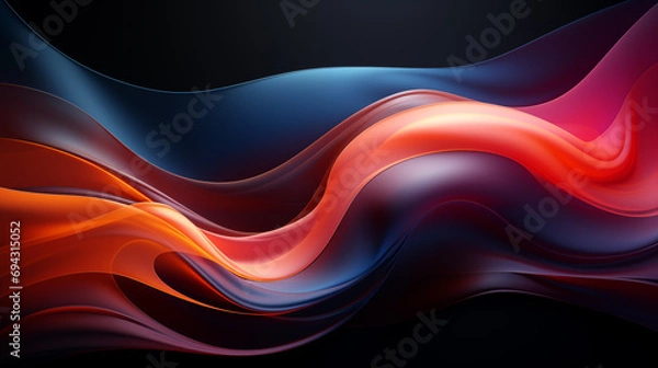 Fototapeta gradient of colors that transitions seamlessly from one hue to another.