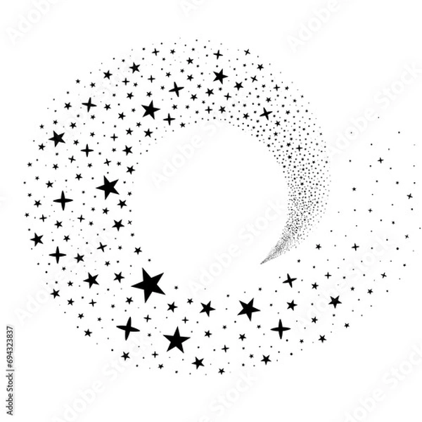 Obraz Swirling Stream of Stars