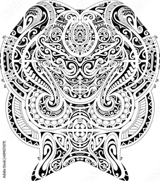 Obraz Polynesian style tattoo design
