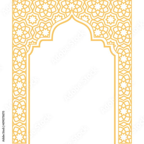 Fototapeta Islamic frame design