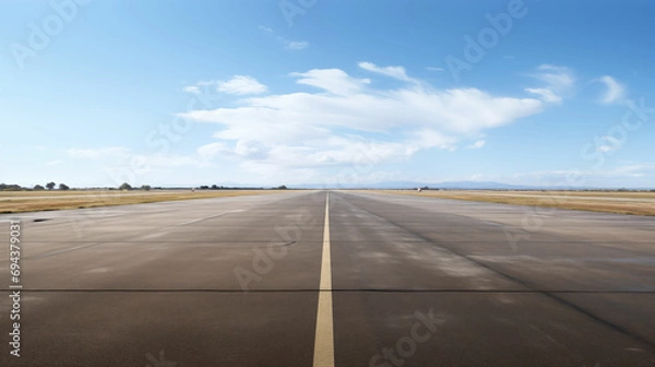 Obraz Runway of airport