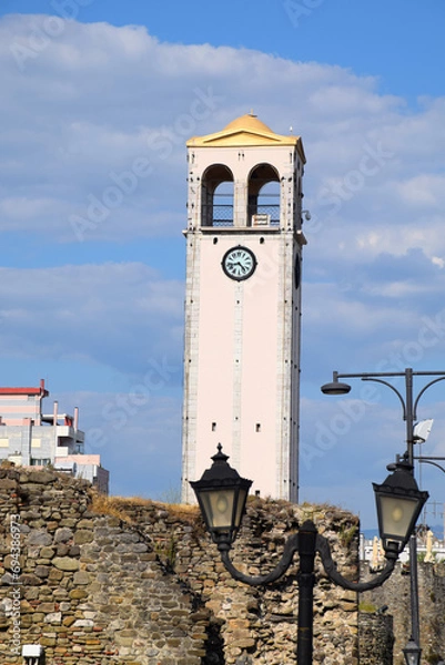 Fototapeta Elbasan Clock tower albania