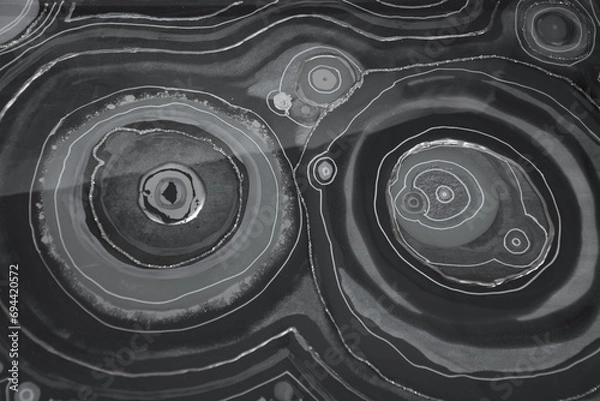 Obraz Original Epoxy Resin Geode and Abstract Art 