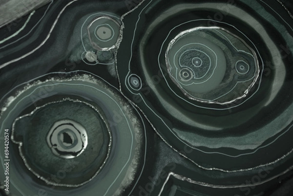 Obraz Original Epoxy Resin Geode and Abstract Art 