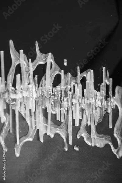 Obraz Original Epoxy Resin Geode and Abstract Art 