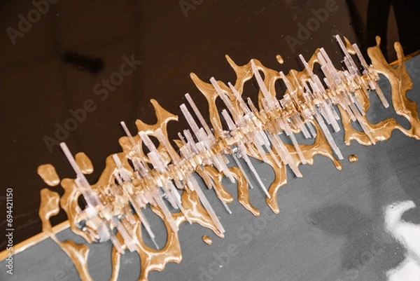 Obraz Original Epoxy Resin Geode and Abstract Art 