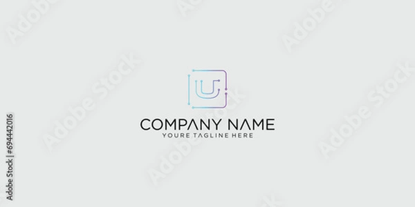 Obraz Creative of A to Z letter logo designs with modern technology concepts | premium vector