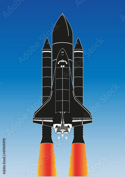 Fototapeta Космический корабль