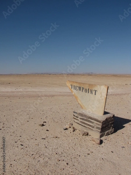 Fototapeta View Point in Namibia