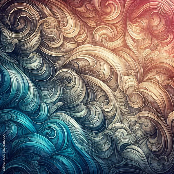 Obraz abstract blue background