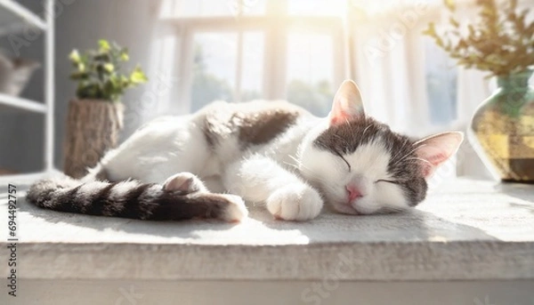 Fototapeta sleep cat