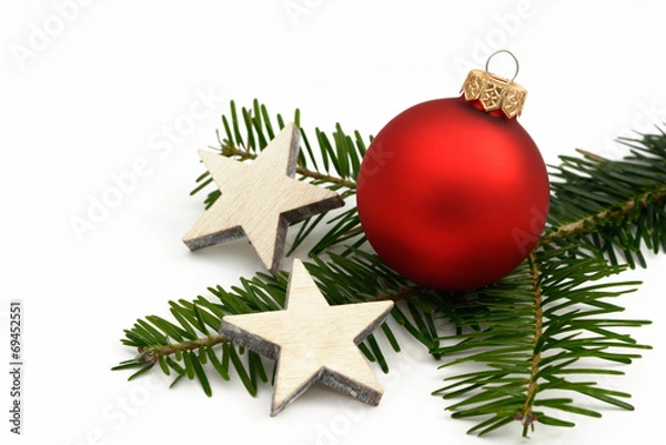 Obraz Kugel mit weiße Sterne