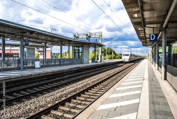 Fototapeta Train station