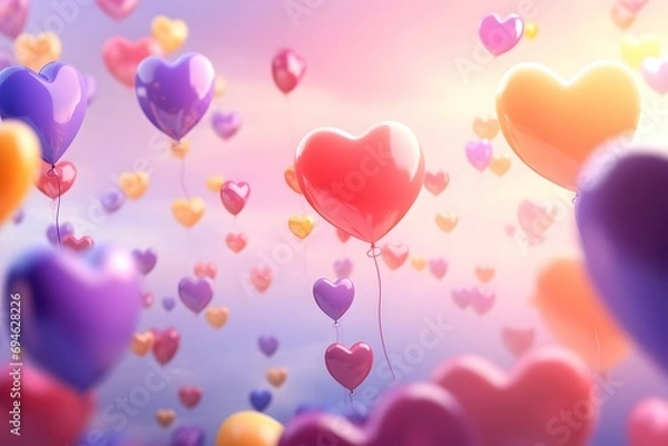 Obraz balloons in the sky