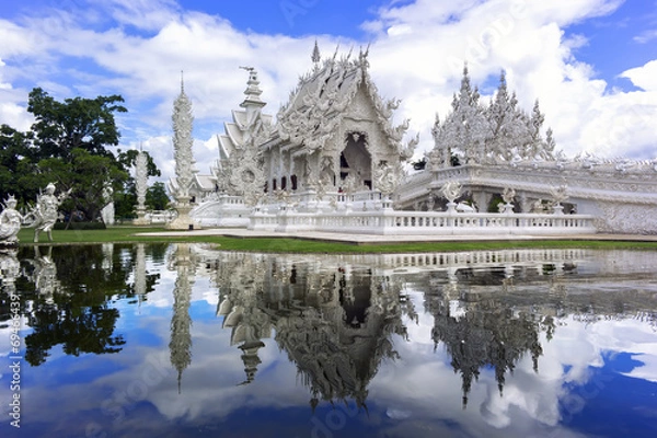 Obraz Wat Rong Khun, Reflections.