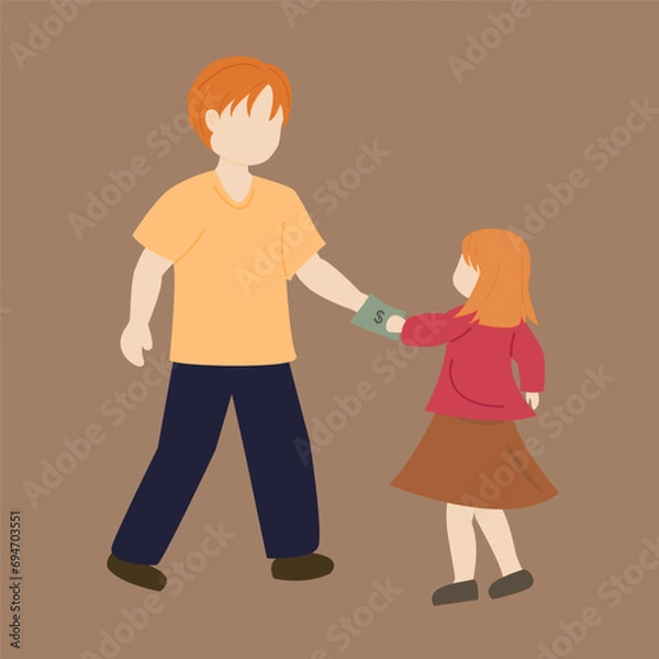 Obraz parent and child