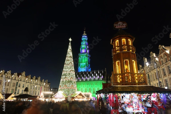 Fototapeta Beffroi ARRAS Noel 