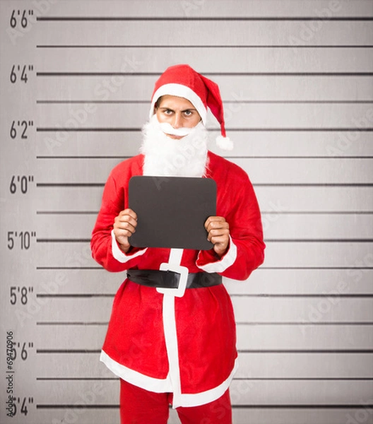 Obraz Santa Claus prisoner frontal view
