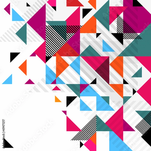 Fototapeta Abstract geometry background