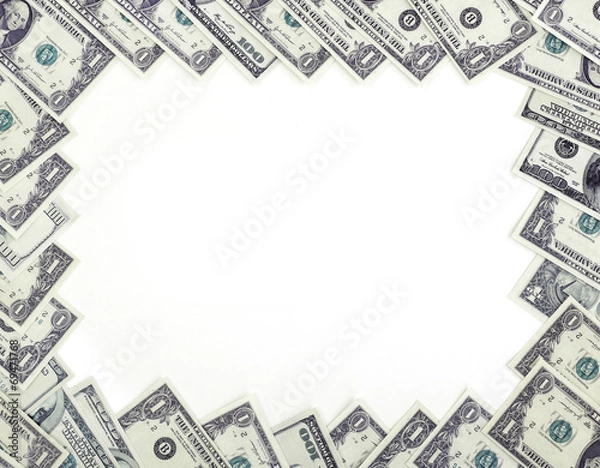 Fototapeta Dollars frame