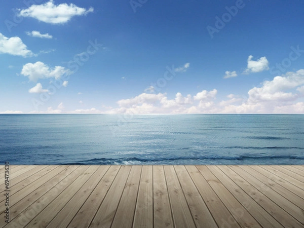 Obraz Blick vom Pier
