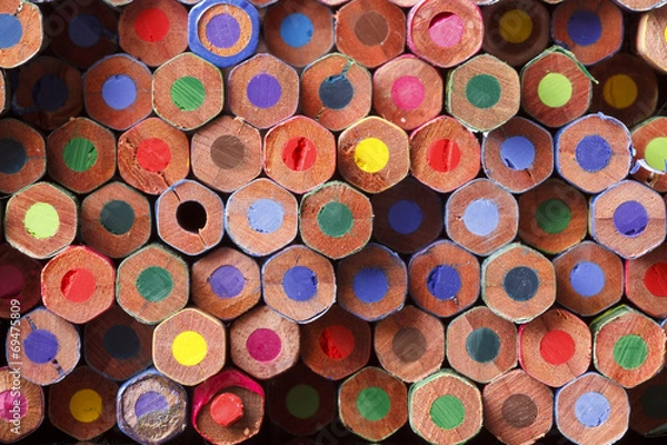 Fototapeta Coloured pencils