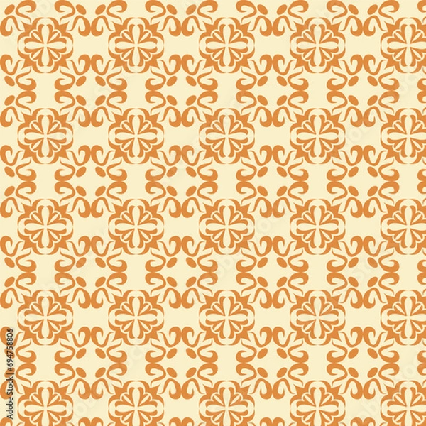 Fototapeta Textile pattern background, floral luxury pattern, stylish vector texture design