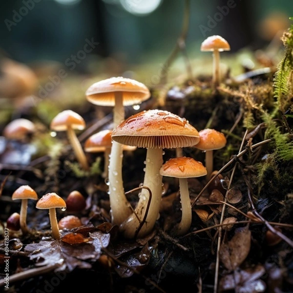 Obraz mushroom in the forest