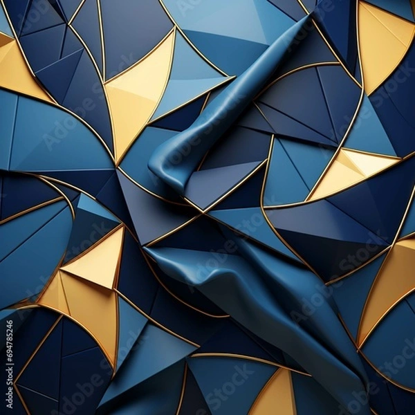 Obraz abstract background with triangles