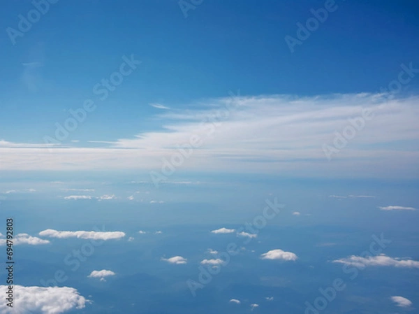 Fototapeta blue sky with clouds