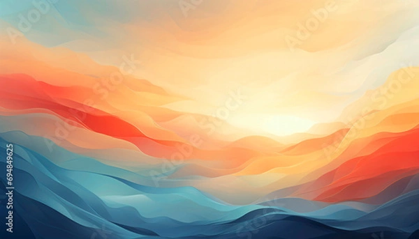 Obraz abstract sunset background