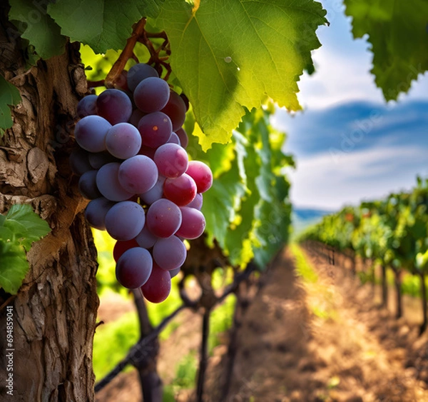 Fototapeta ブドウとブドウ畑