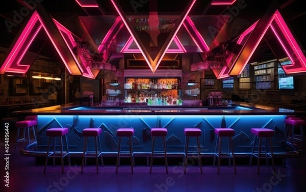 Obraz Beautiful and modern Bar, amazing design