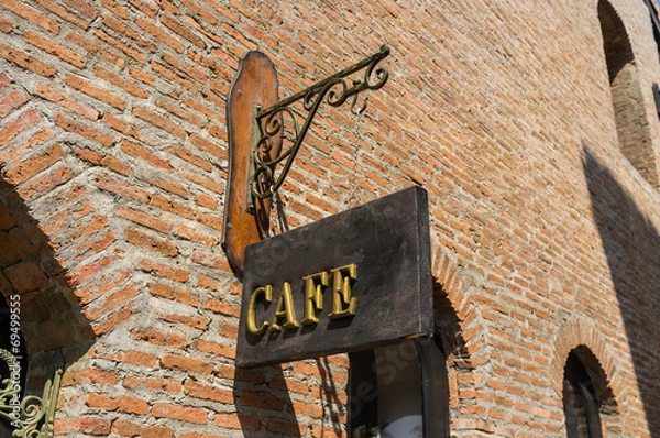 Obraz Cafe Sign