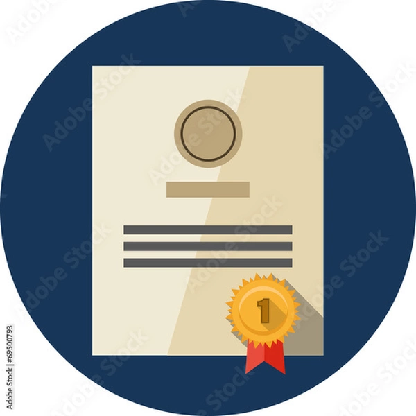 Fototapeta Vector Certificate