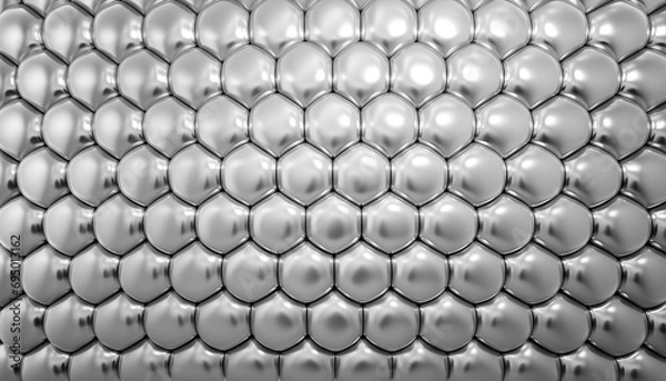 Obraz Metallic Silver Bubble Foil Texture Background Brutalist Wallpaper