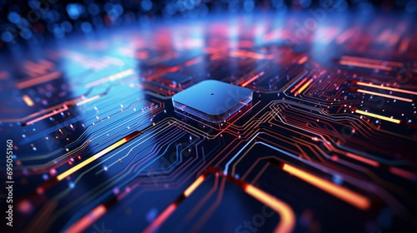 Fototapeta Digital Data Wallpaper Background