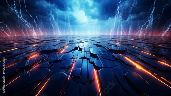 Fototapeta Digital Data Wallpaper Background